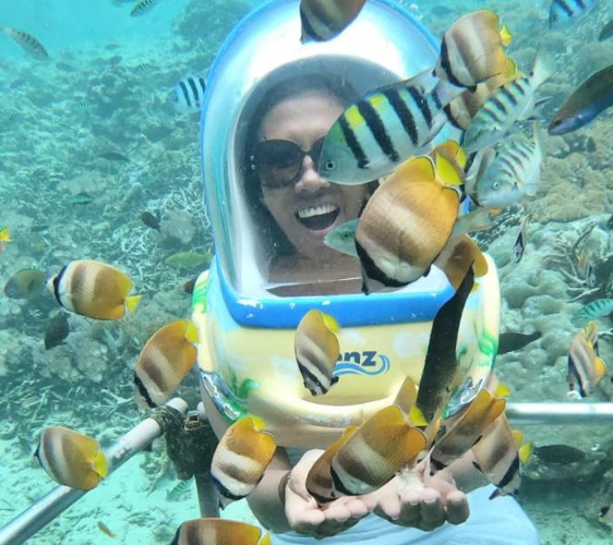 snorkeling Moment Tour and Activity Aktivitas snorkeling di bawah laut Mangrove Point by Moment Tour and Activity. (Foto: dok Mahagiri Resorts and Villas)