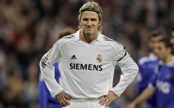 David Beckham David Beckham saat berkostum Real Madrid. (Foto: irishnews)