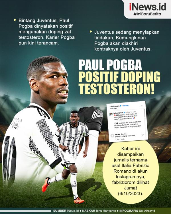 Paul Pogba Positif Doping Testosteron! Paul Pogba Positif Doping Testosteron!