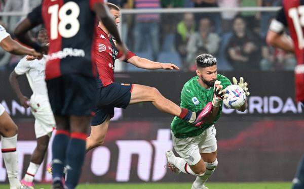 Olivier Giroud Drama Olivier Giroud jadi kiper dadakan tengah menjadi perbincangan hangat pencinta sepak bola dunia. (Foto: REUTERS)