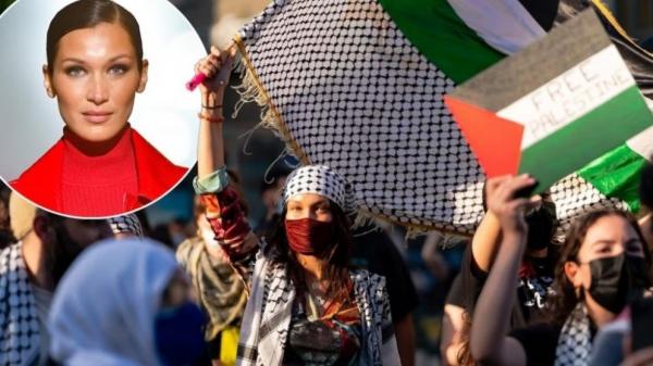 Screenshot 20231009 073451 Chrome Bella Hadid supermodel dunia pembela rakyat Palestina. (Foto: instagram)