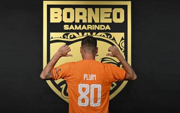 Wiljan Pluim resmi jadi pemain Borneo FC Borneo FC. (Foto: Borneo FC)