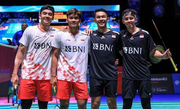 Fajar Alfian/Muhammad Rian Ardianto Bagas/Fikri Head to head Fajar Alfian/Muhammad Rian Ardianto vs Bagas Maulana/Muhammad Shohibul Fikri (Foto: PBSI)