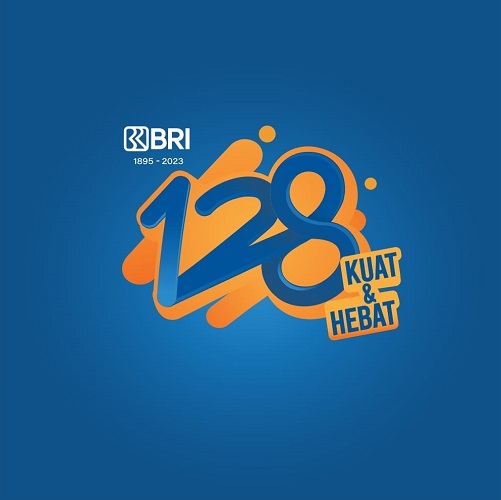 logo HUT ke-128 BRI Logo HUT ke-128 BRI. (Foto: dok BRI)