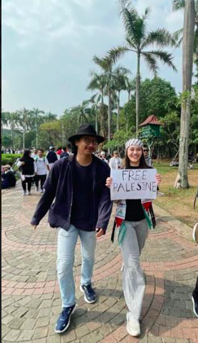 Screen Shot 2023 11 05 At 12 28 10 Artis ikut aksi bela Palestina. (foto: instagram)