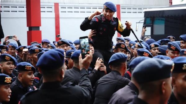 Pasukan Korps Brimob (dok. Humas Polda Jabar) Pasukan Korps Brimob (dok. Humas Polda Jabar)