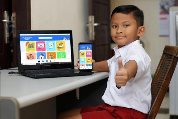Ilustrasi Anak Belajar Ilustrasi anak belajar tanpa internet. (foto: istimewa)