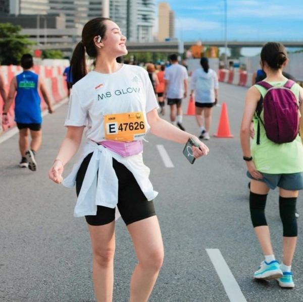Screenshot 20231205 080218 Instagram Potret Aaliyah Massaid ikut maraton.(foto: instagram)