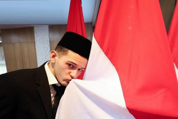 Justin Hubner 3 Justin Hubner resmi menjadi warga negara Indonesia. (Foto: PSSI)