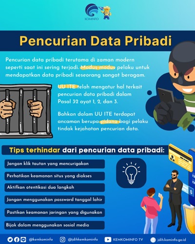 Contoh Reklame Non Komersial 4 Contoh Reklame Non Komersial Pencurian Data Pribadi. (Foto: Dok. Kemkominfo)