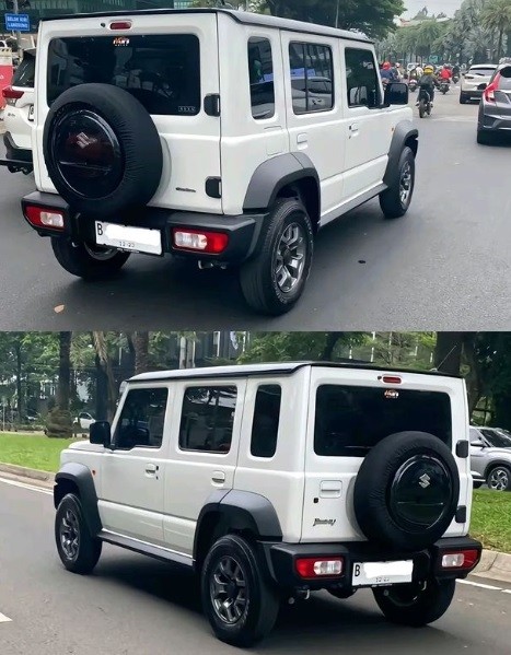 Suzuki 5 Pintu Suzuki Jimny 5 intu wara-wari di Jakarta diduga diboyong importir umum. (Foto: Instagram/Indcarstuff)