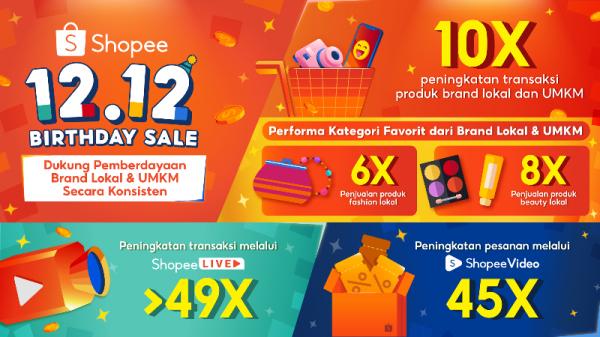 Shopee 12.12 Birthday Sale Shopee 12.12 Birthday Sale. (Foto: Ist)