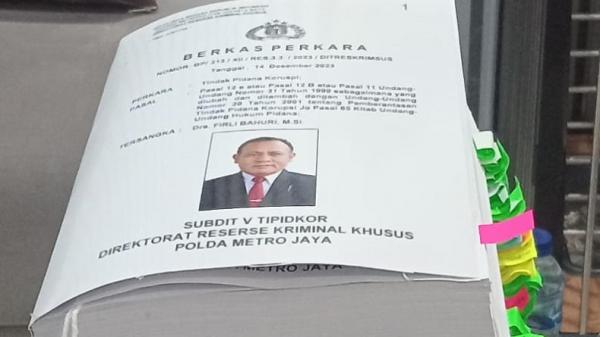 Berkas Tersangka Firli Bahuri Dilimpahkan ke Kejaksaan Tinggi DKI