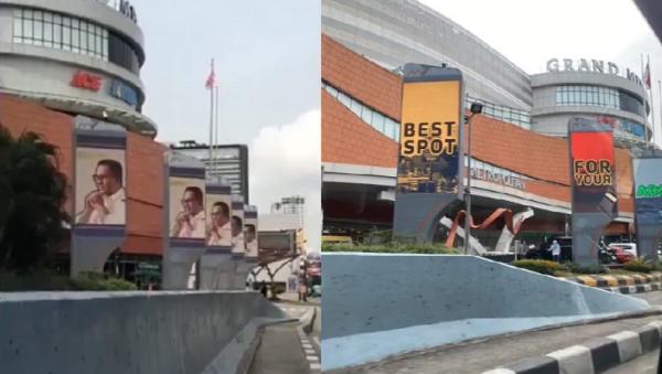 Videotron Anies di-Takedown Capres Nomor Urut 1 Anies Baswedan merespons iklan videotron dirinya di Jakarta dan Bekasi yang di-takedown. Dia menyinggung soal tekanan yang dialami masyarakat. (Foto: @aly_benzema/X)