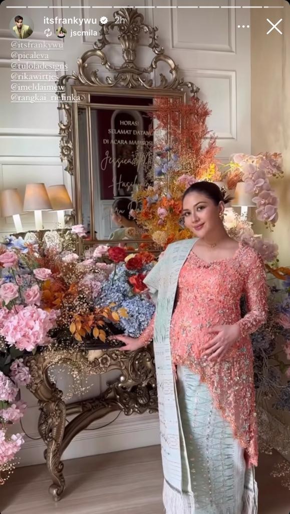 Potret Jessica Mila hamil 7 bulan. (foto: Instagram)