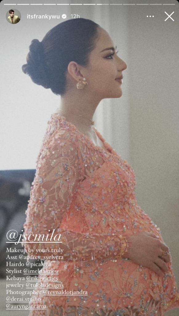 Potret Jessica Mila hamil 7 bulan. (foto: Instagram)