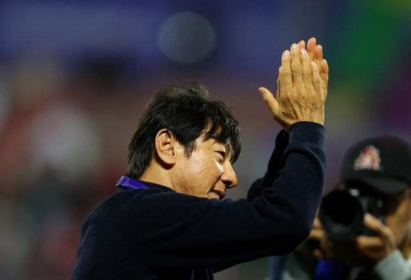 Pelatih Timnas Indonesia, Shin Tae-yong. (Foto: RE Pelatih Timnas Indonesia, Shin Tae-yong. (Foto: REUTERS)