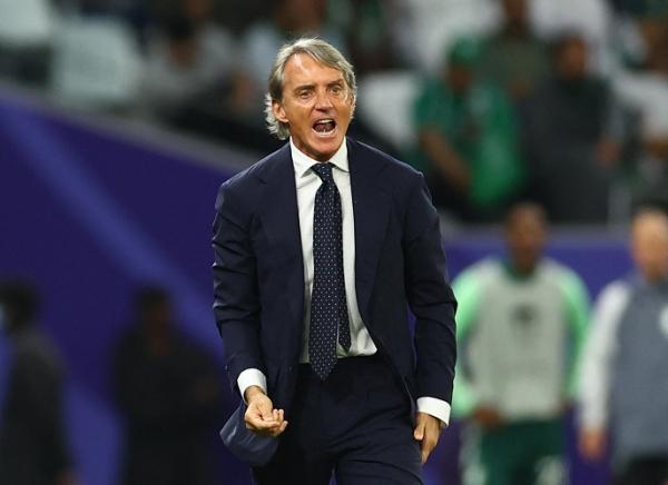 Pelatih Timnas Arab Saudi Roberto Mancini Pelatih Timnas Arab Saudi Roberto Mancini. (Foto: REUTERS)