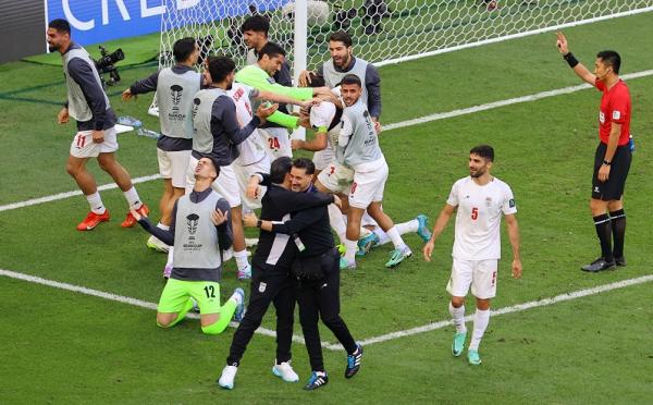 Timnas Iran menang comeback 2-1 atas Jepang pada perempat final Piala Asia 2023 di Education City Stadium, Sabtu (3/2/2024) malam WIB. (Foto: REUTERS)