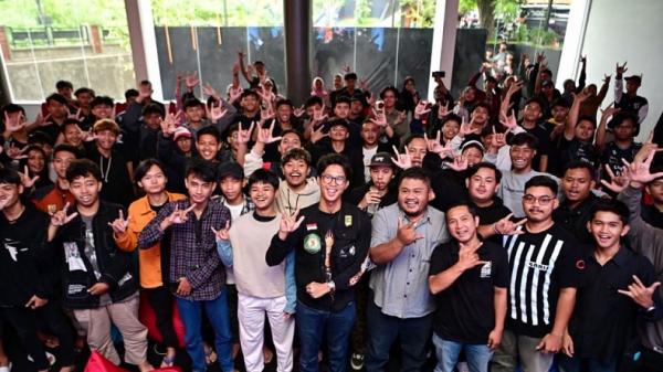 Alam Ganjar di boyolali Alam Ganjar di acara SatSet Mabar di Habita Live Space, Boyolali, Minggu (4/2/2024). (Foto: MPI)