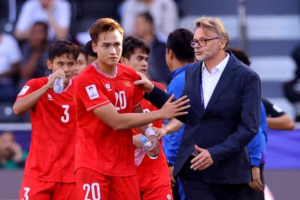Timnas Vietnam Timnas Vietnam babak belur pada Piala Asia 2023. (Foto: REUTERS)