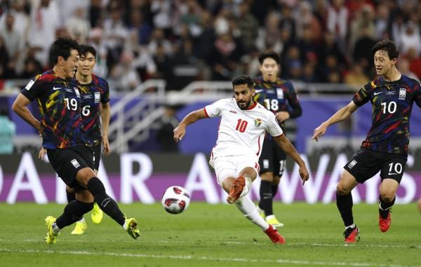 Timnas Yordania melaju ke final Piala Asia 2023. Yordania melibas Korea Selatan dengan skor 2-0. (foto: REUTERS)