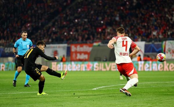Brahim Diaz Real Madrid Vs Leipzig Real Madrid menang tipis 1-0 atas RB Leipzig pada leg pertama 16 Besar Liga Champions di Red Bull Arena, Rabu (14/2/2024) dini hari WIB. (Foto: REUTERS)