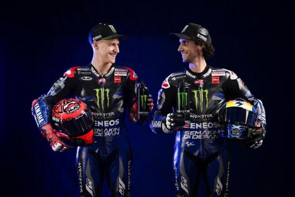 Fabio Quartararo (kiri) merasa lebih nyaman bersama Alex Rins di Monster Energy Yamaha. (Foto: Instagram @yamahamotogp)