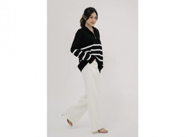Shasa Zhania Shopee Gaya fashion Shasa Zhania. (Foto: dok Ist)