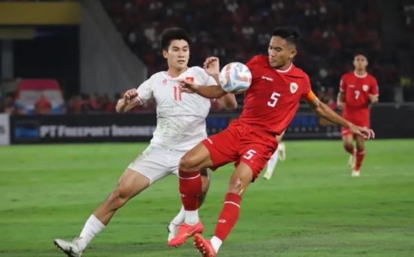 Timnas Indonesia Vs Vietnam Rizky Ridho Serangan Timnas Indonesia masih kurang gereget melawan Vietnam pada babak pertama lanjutan Grup F Kualifikasi Piala Dunia 2026 (Foto: The Thao 247)