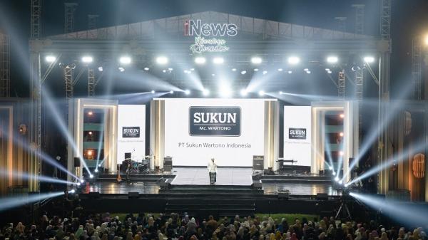 Masyarakat terlihat antusias mengikuti konser ngabuburit dan tabligh akbar bertajuk &lsquo;Nikmatnya Ramadan&rsquo; di RTH Klero, Tengaran, Kabupaten Semarang, Jawa Tengah, pada Sabtu (23/3/2024). (Foto: dok PT Sukun Wartono)