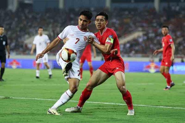 Timnas Indonesia Vietnam 3 Ranking FIFA Timnas Indonesia usai membantai Vietnam 3-0 pada lanjutan Grup F Kualifikasi Piala Dunia 2026, Selasa (26/3/2024) malam WIB menarik diulas. (Foto: PSSI)