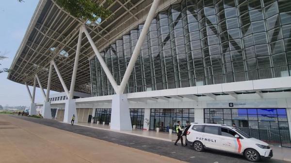 Stasiun kereta cepat Karawang Stasiun Kereta Cepat Karawang sudah rampung dibangun. (Foto: Iqbal Dwi Purnama)