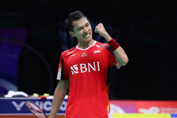 Tunggal putra Indonesia, Jonatan Christie. (PBSI)