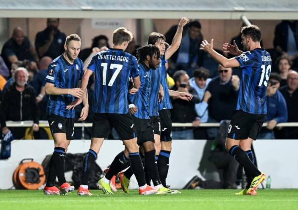 Atalanta tampil perkasa dengan melumat Olympique Marseille 3-0 pada leg kedua semifinal Liga Europa 2023-2024 di Gewiss Stadium, Bergamo, Italia, Jumat (10/5/2024) dini hari WIB. (Foto: Reuters)