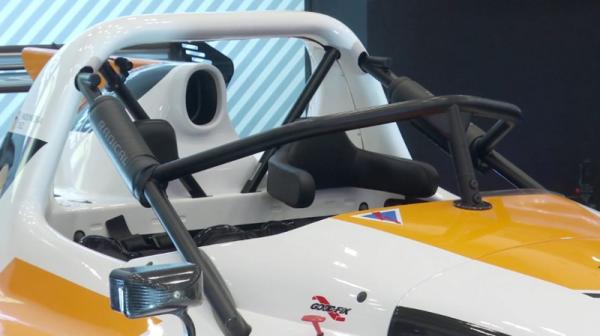 Radical SR3, salah satu mobil Mandalika Radical Experience yang dipamerkan di The Elite Showcase, (Foto: dok tangkapan layar iNews).