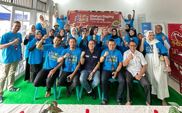 studi banding PNM Mekaar PNM Mekaar dari berbagai daerah melakukan studi banding di Rumah Produksi Dendeng Maja, Aceh. (Foto: dok PNM)