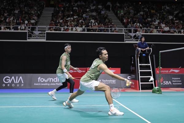 Ganda putra Indonesia, Fajar Alfian/Muhammad Rian Ardianto. (Foto: PBSI)