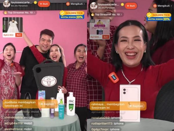Shopee Live Mami Louisse (Foto: dok Istimewa)