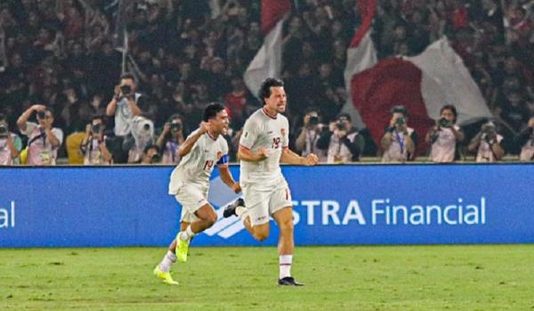 Timnas Indonesia satu-satunya wakil ASEAN di putaran ktiga kualifikasi Piala Dunia 2026. (Foto: MPI/Aldhi Chandra)