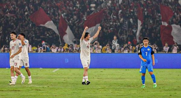 Ada 2 rekor gila yang diukir Shin Tae-yong usai Timnas Indonesia lolos ke putaran ketiga Kualifikasi Piala Dunia 2026 Zona Asia. (Foto: MPI/Aldhi Chandra)