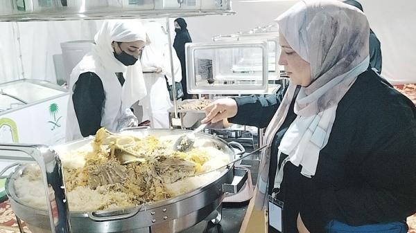 Pemondokan jemaah haji undangan Pemondokan jemaah haji undangan di Arafah (foto: MPI/Widya Michella)