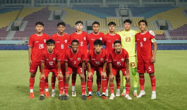 Timnas Indonesia U-16 Daftar 23 pemain Timnas Indonesia di Piala AFF U-16 2024 (Foto: PSSI)