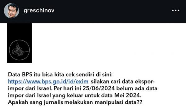 Erlangga Greschinov Influencer Erlangga Greschinov mendoxing wartawan. (Foto tangkapan layar).