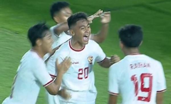 Timnas Indonesia U-16 Vs Laos 1234 Timnas Indonesia U-16 unggul 4-1 atas Laos pada babak pertama matchday terakhir Grup A Piala AFF U-16 2024 di Stadion Manahan, Kamis (27/6/2024) malam (Foto: IST)