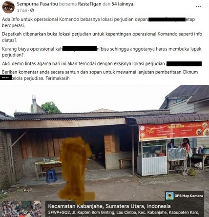unggahan viral wartawan di karo Unggahan wartawan yang tewas bersama tiga anggota keluarganya dalam kebakaran rumah di Kabanjahe, Karo, Sumatera Utara. (Foto: Facebook)