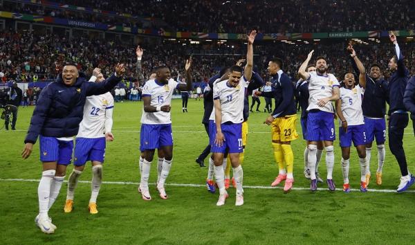 Daftar 2 Tim Lolos Semifinal Euro 2024: Prancis Susul Spanyol, Ronaldo Cs Pulang (Foto: REUTERS)