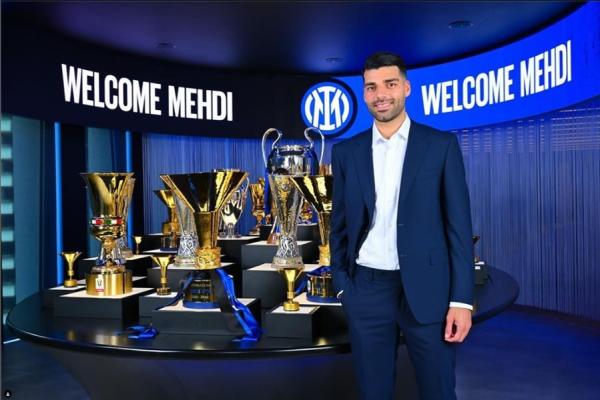 Mehdi Taremi Inter Milan resmi merekrut bintang Timnas Iran Mehdi Taremi. Mehdi Taremi merupakan bagian dari Timnas Iran yang membantai Indonesia sebelum Piala Asia 2023. (foto: Inter)