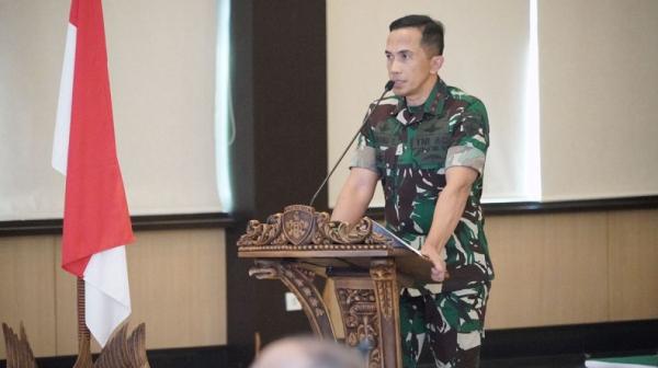 Mayjen Bambang Trisnohadi Jadi Pangkogabwilhan III Panglima TNI Jenderal Agus Subiyanto menunjuk Mayjen Bambang Trisnohadi menjadi Pangkogabwilhan III menggantikan Letjen Richard TH Tampubolon. (Foto: Antara)