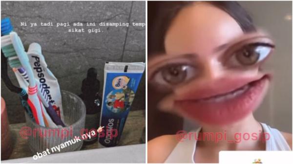 Enzy gosok gigi Enzy gosok gigi pakai obat nyamuk